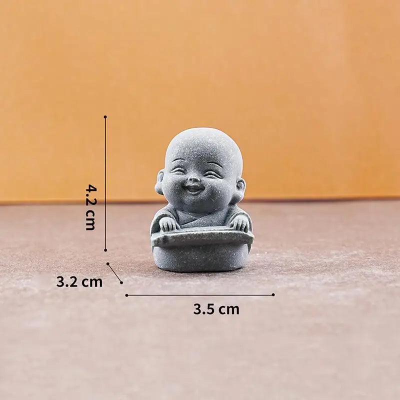 Zen Monk Statues | Resin Figurines for Meditation & Home Decor