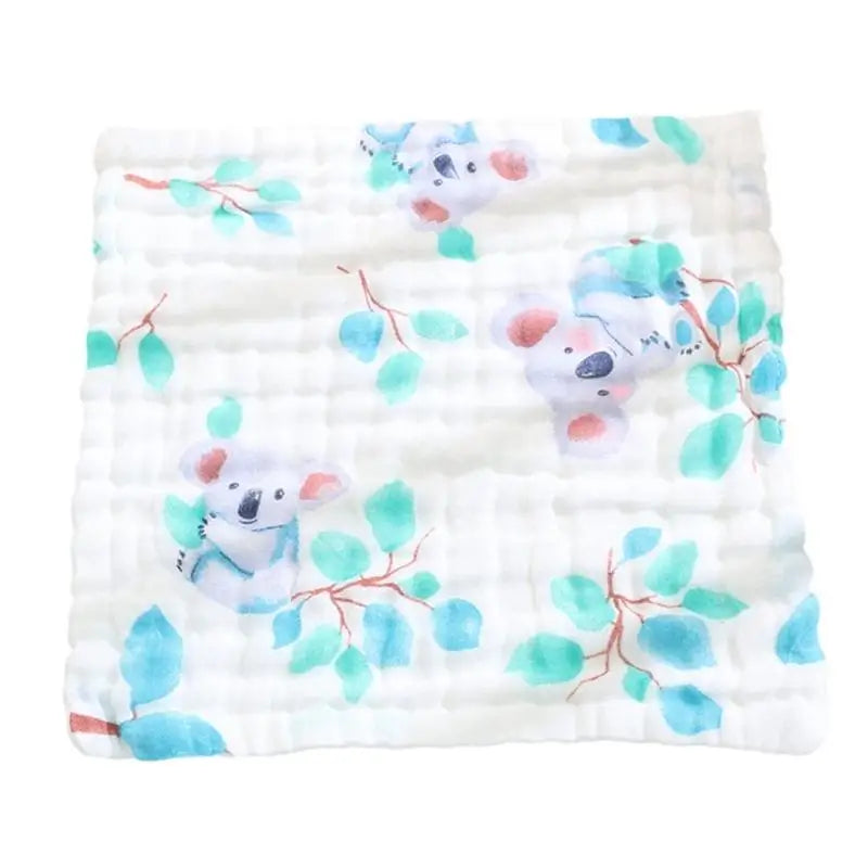 Soft 6-Layer Cotton Baby Bib & Face Towel | Quick Absorbent