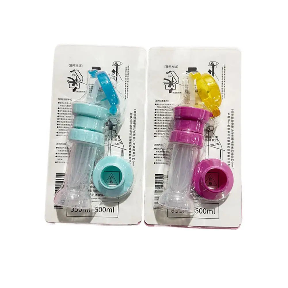 New Upgraded Mineral Water Bottle Cap With Straw Adapter Anti-Choke Leak-Proof For Baby Kids Portable Storage Bottle Accessories Peaceful Pleasures Health and Wellness B 2pcs mix