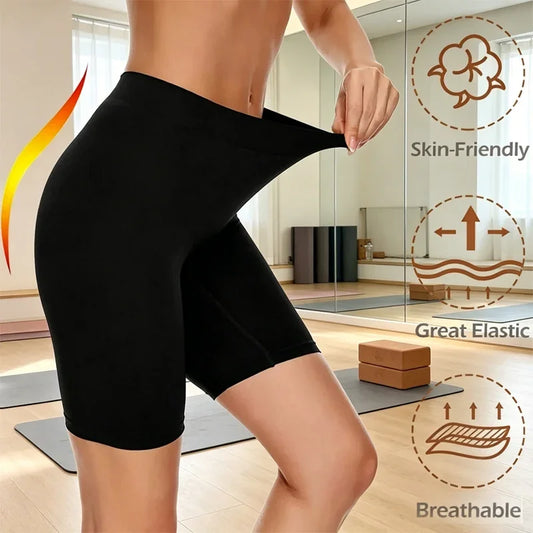 Women's High Waist Biker Shorts – Butt Lift, Seamless Yoga