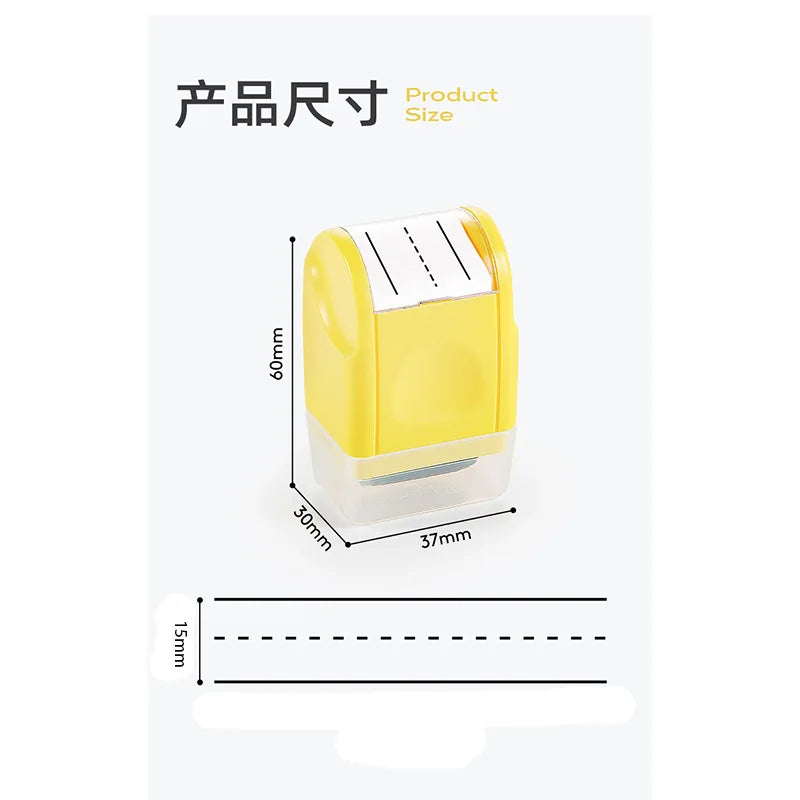 Practice Roller Stamp Automatic Filling Ink Line Roll Teacher