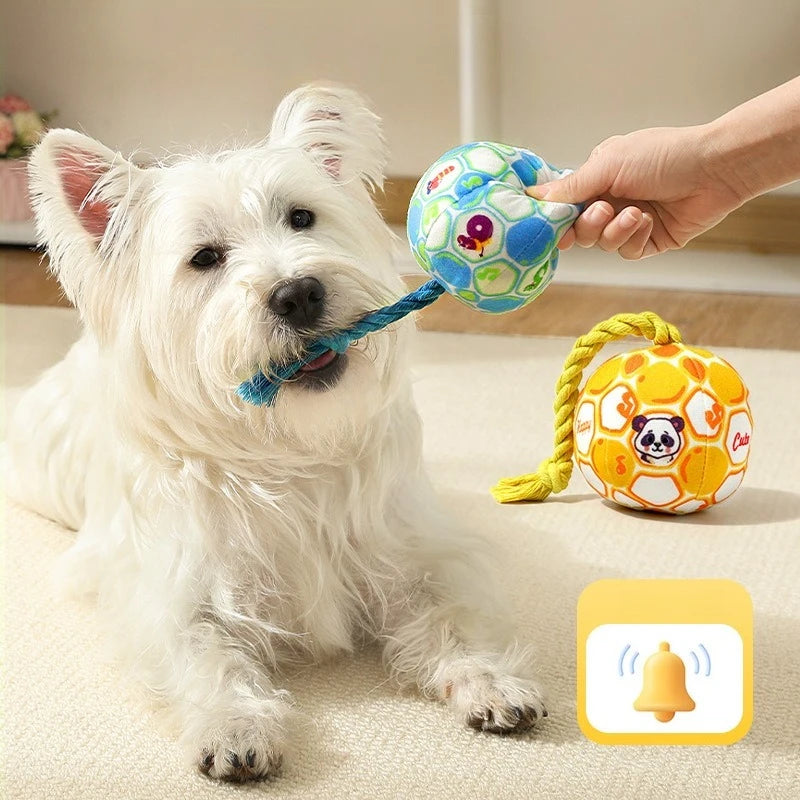 Durable Dog Squeaky Chew Toy – Teething & Boredom Relief