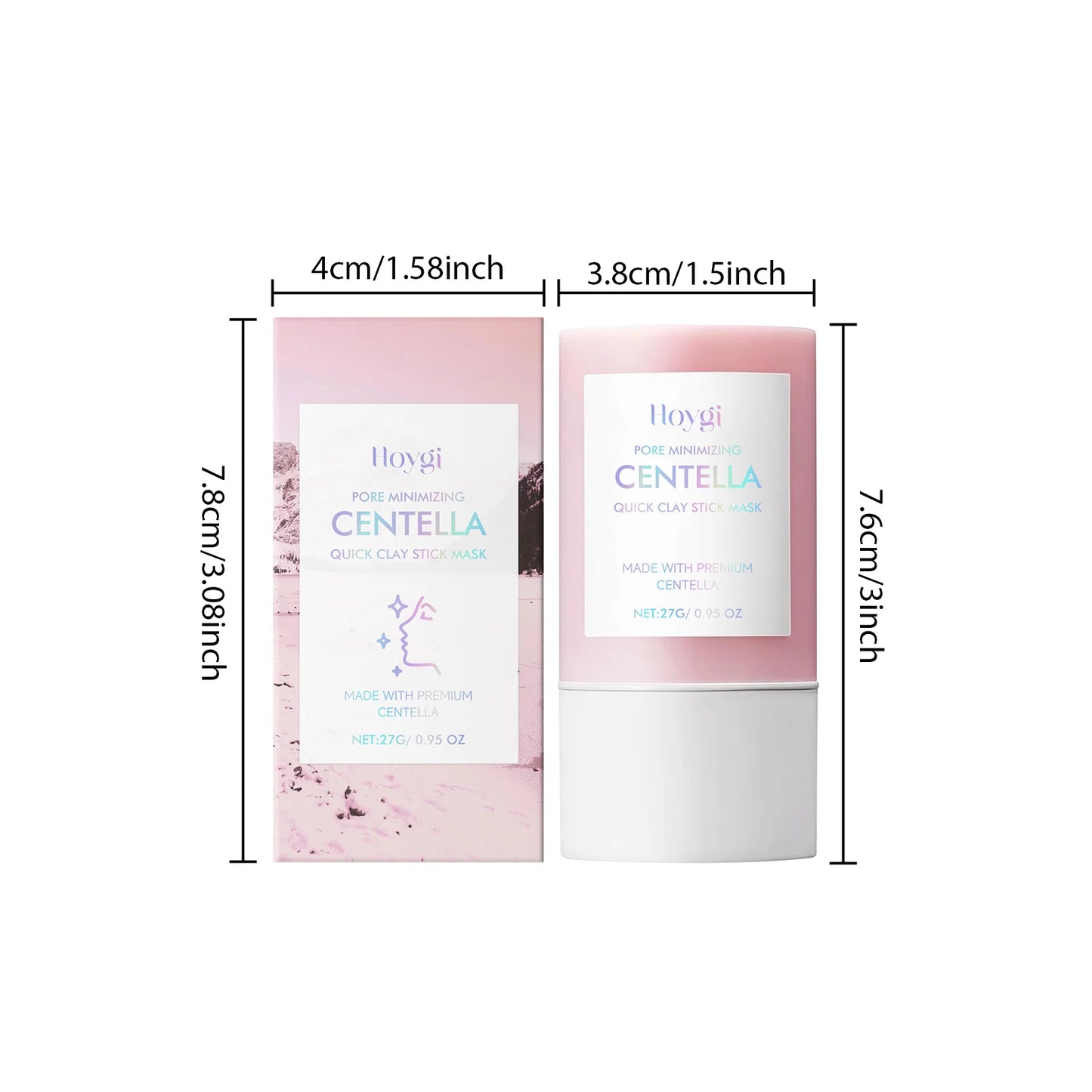 Hoygi Centella Clay Stick Mask – Pore Minimizing & Hydrating