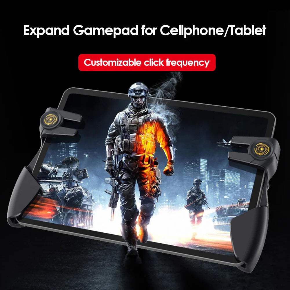 Six-Finger Mobile Game Controller Trigger Grip for Phone & Tablet
