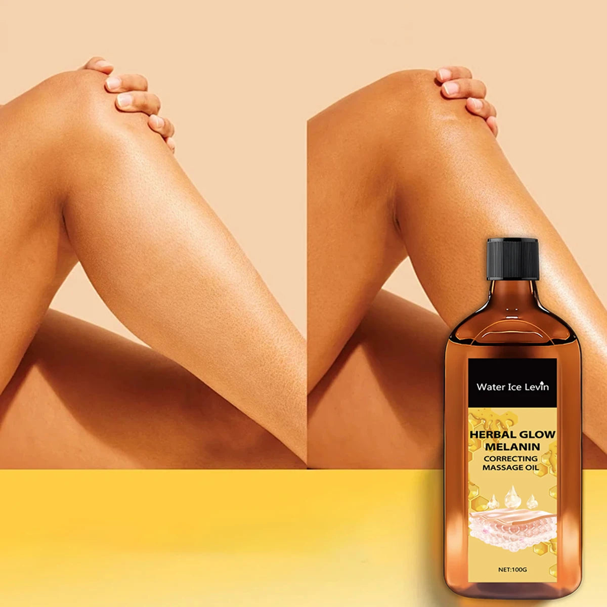 Herbal Glow Melanin Correcting Oil | Bee Venom & Vitamin C Brightening Face Oil Peaceful Pleasures Health and Wellness