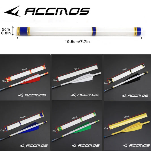 ACCMOS 2 Packs Archery Arrow Sticker Heat Shrinkable Paster Outdoor Peaceful Pleasures Health and Wellness
