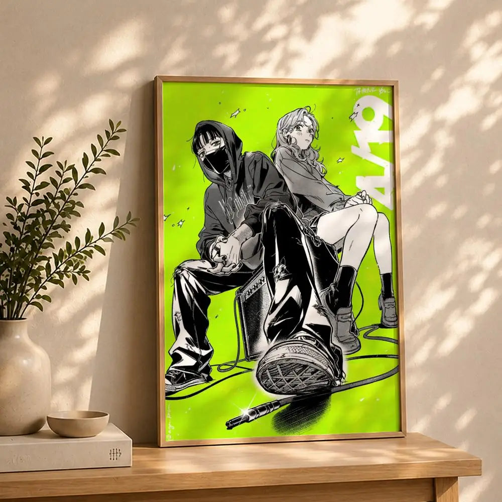 Koga Mitsuki Artist Poster | HD Self-Adhesive Waterproof Wall Art Wall Art Poster Peaceful Pleasures Health and Wellness White4 15X20cmNoframe