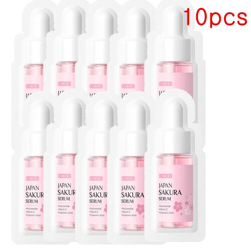 5/10pcs Moisturizing face Serum Nourishing Rejuvenation Skin Serum Shrink Pore Smoothing Face Skin care Travel size 1ml Peaceful Pleasures Health and Wellness 10pcs
