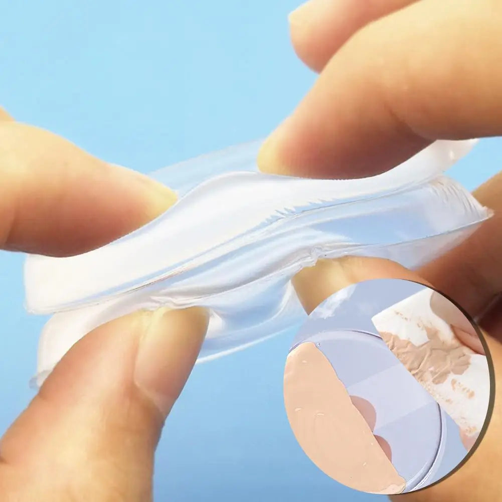 Silicone Crystal Jelly Makeup Sponge | Non-Absorbing BB Puff