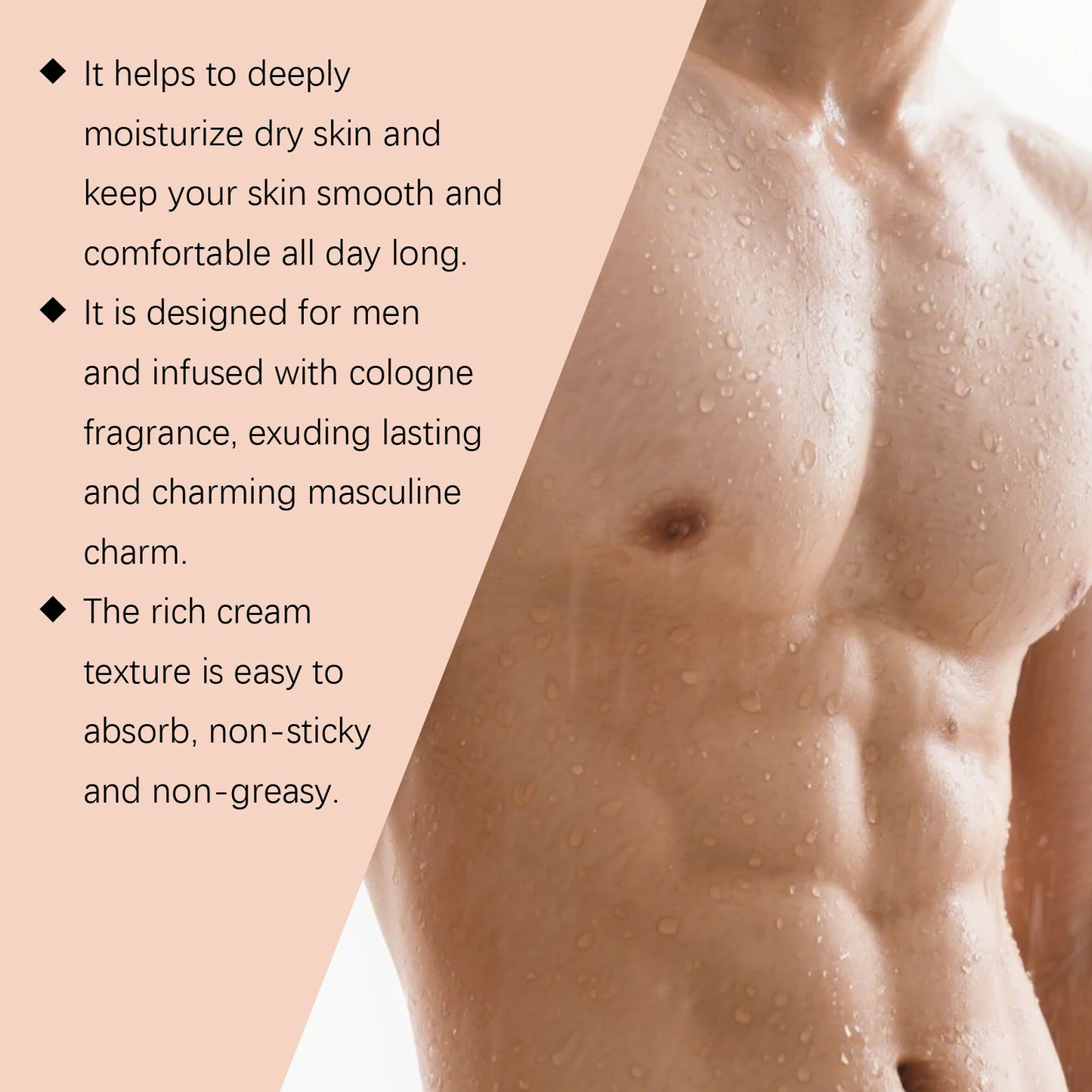 Men's Body Moisturizing Cream – Shea Butter & Sandalwood