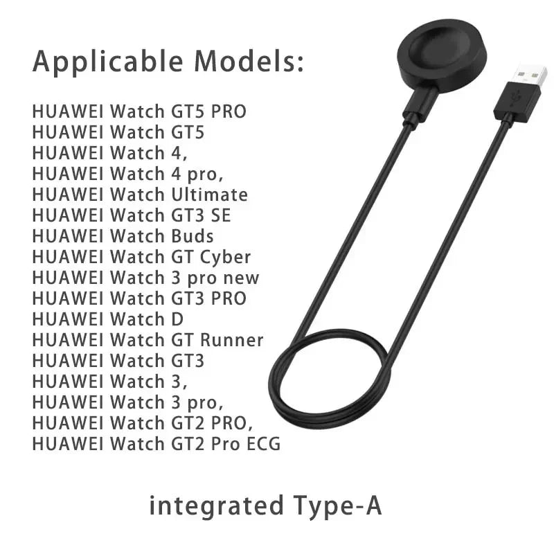 Charger Base For Huawei Watch GT5 GT4 GT3, GT2 Pro, GT 2E Cyber Runner 2022, 4 3 Pro D Ultimate Buds Honor Magic 2 Dream GS Pro Peaceful Pleasures Health and Wellness
