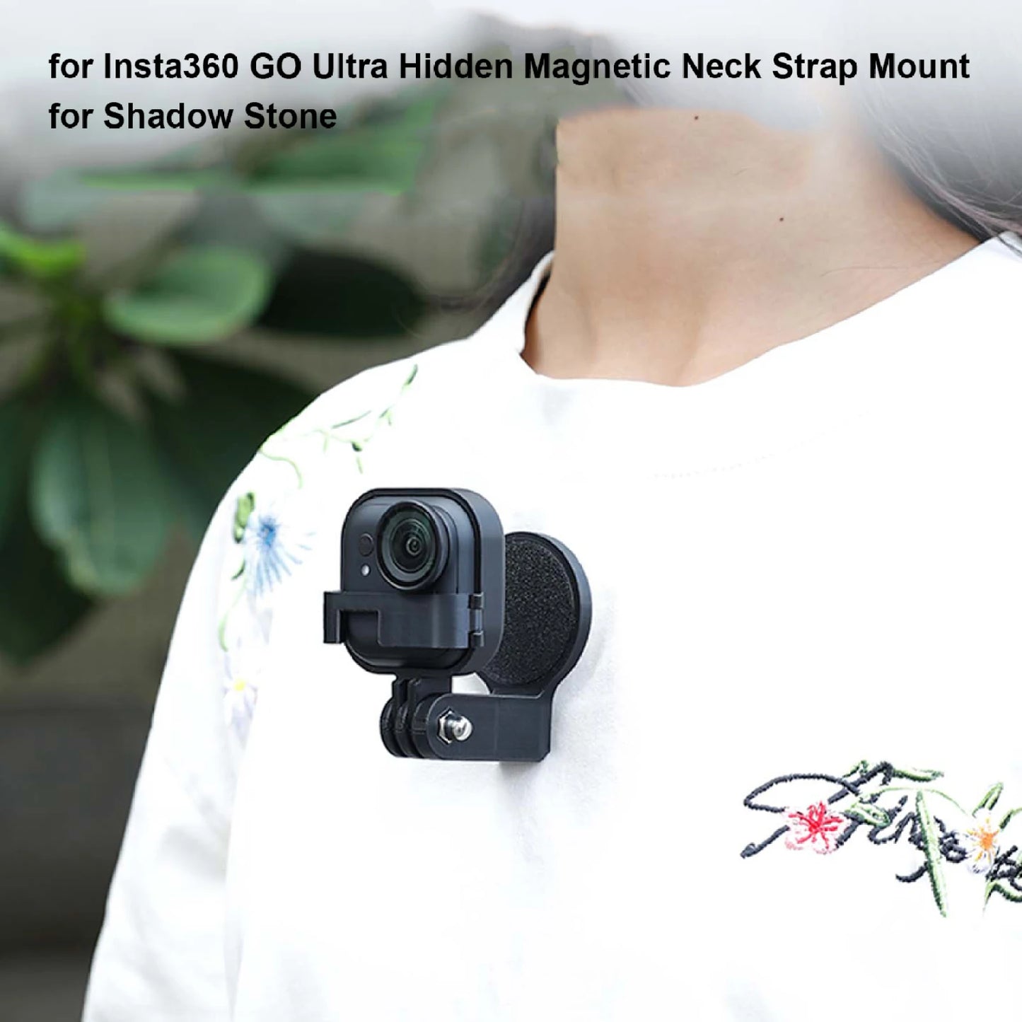 Neck Hold Mount For Insta360 Go Ultra Magnetic Neck Mount Hanging Bracket Camera Accessories With Three Built-In Strong Magnets Peaceful Pleasures Health and Wellness