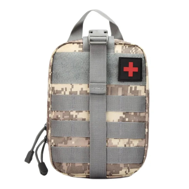 Life bag, outdoor first aid kit, large-sized SOS bag, hunting first aid kit, tool kit, Molle EMT first aid kit Peaceful Pleasures Health and Wellness ACU
