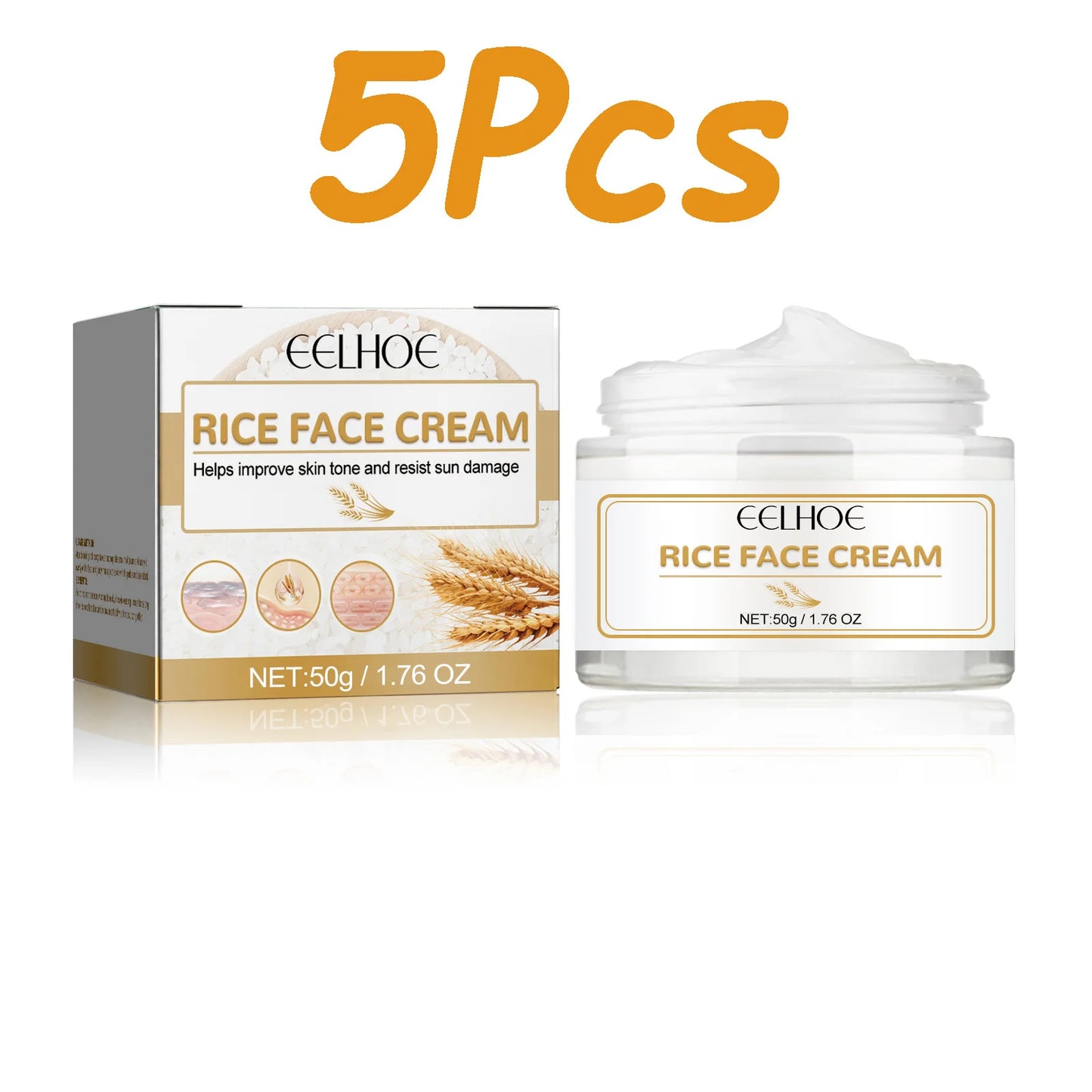 White Rice Face Cream – Firming, Brightening & Moisturizing