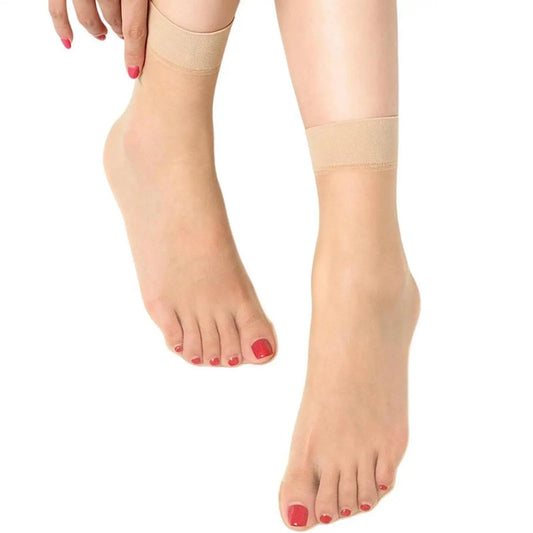 Funny Socks with Fake Nail Stickers Breathable Novelty Short Socks Instant Funny Style For Home Office Party Travel Peaceful Pleasures Health and Wellness