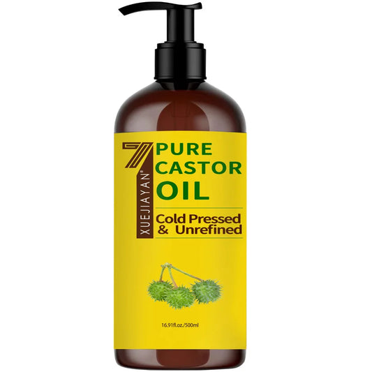 100% Pure And Castor Oil For Eyelashes Hair Growth, And Eyebrows - Carrier Oil For Essential Oils, Aromatherapy And Massage Peaceful Pleasures Health and Wellness