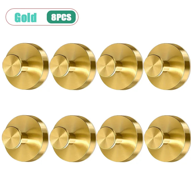 Stainless Steel Suction Cup Hooks | Waterproof Punch-Free Bathroom