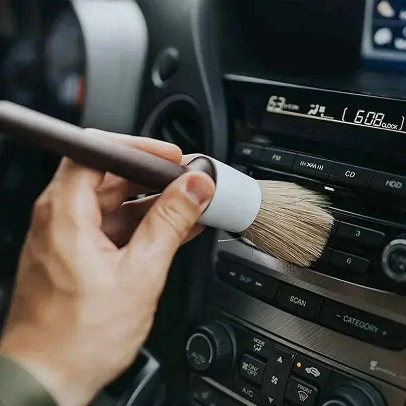 3-Piece Car Detailing Brush Set – Interior & Exterior Cleaning