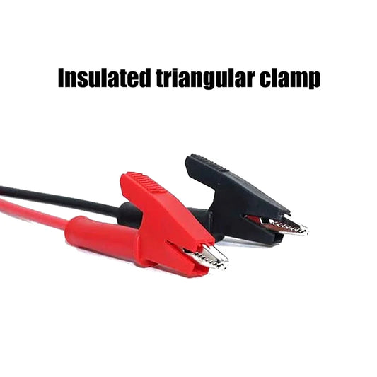 New 20A 90CM Alligator Clip To Banana Plug Test Cable Lead Connector Dual Probe 4mm Crocodile Clip For Multimeter Measure Tool Peaceful Pleasures Health and Wellness Default Title