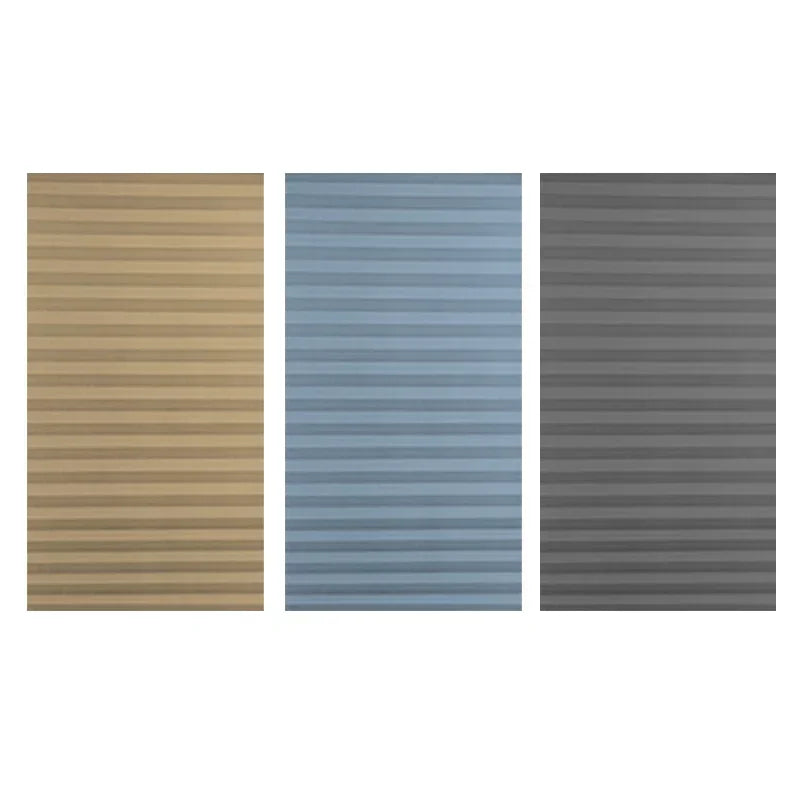 5 Size Self-adhesive Pleated Blinds Bathroom Balcony Shades Half Blackout Windows Curtains for Bedroom Living Room Balcony Peaceful Pleasures Health and Wellness