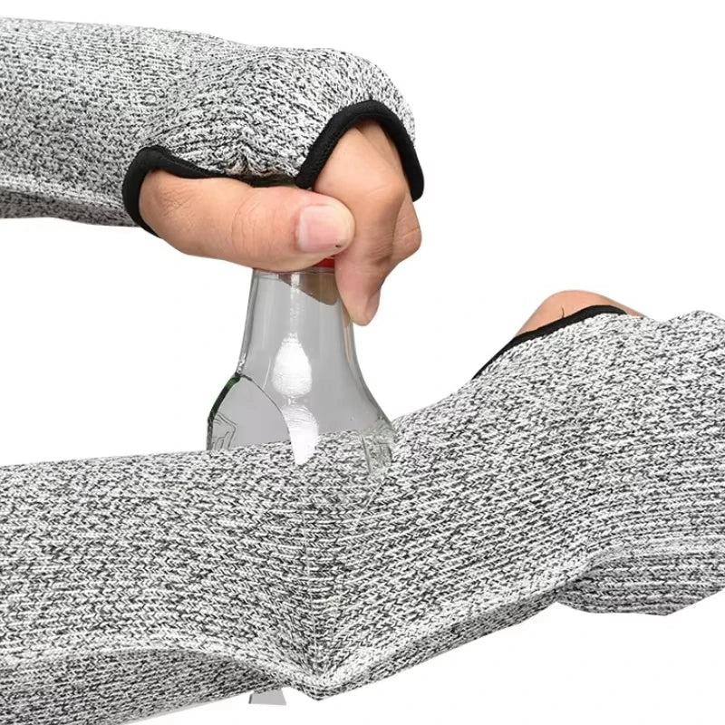 Cut-Resistant Safety Arm Sleeves – Breathable Protective Bracers