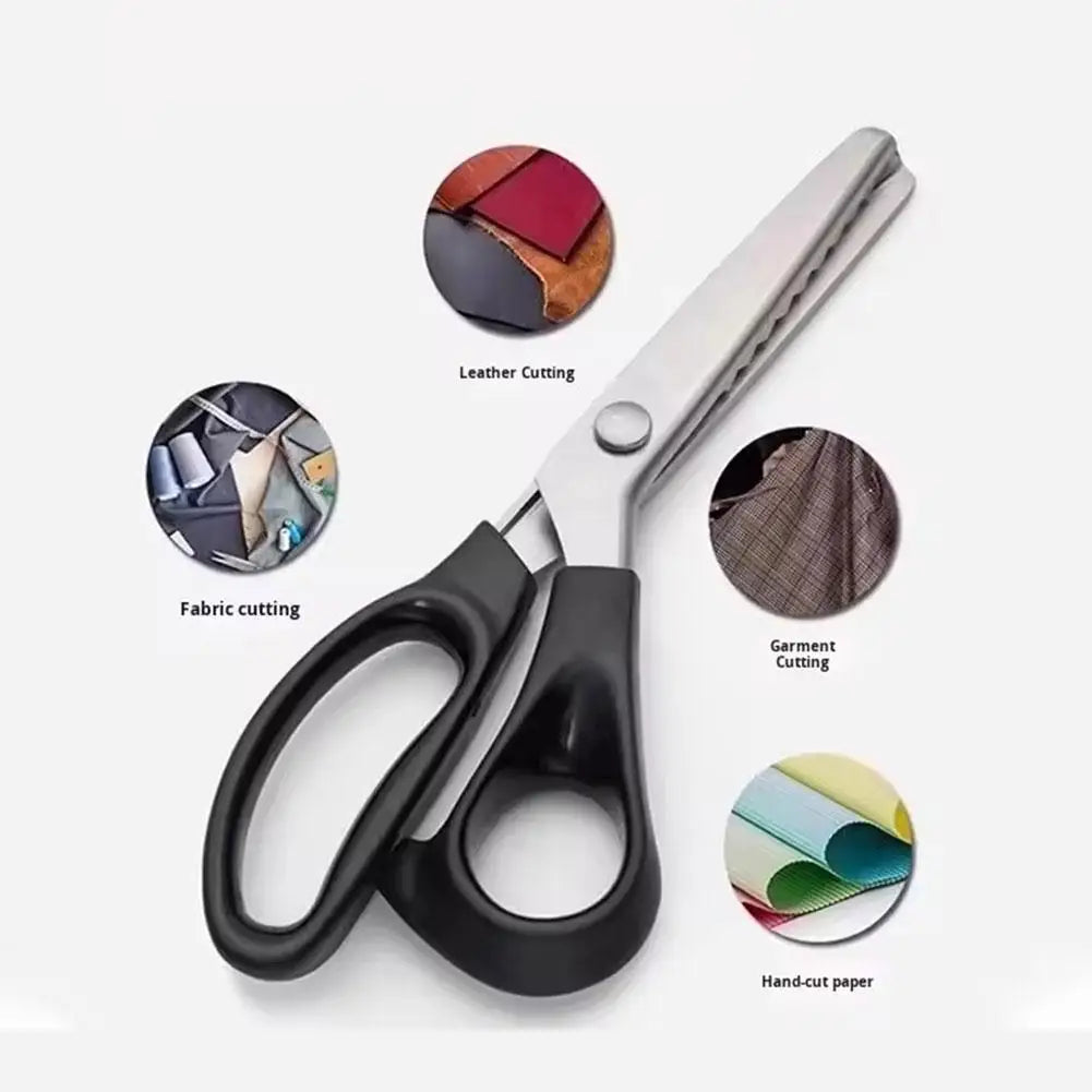 Pinking Shears – Zigzag Fabric Scissors for Sewing & Crafts