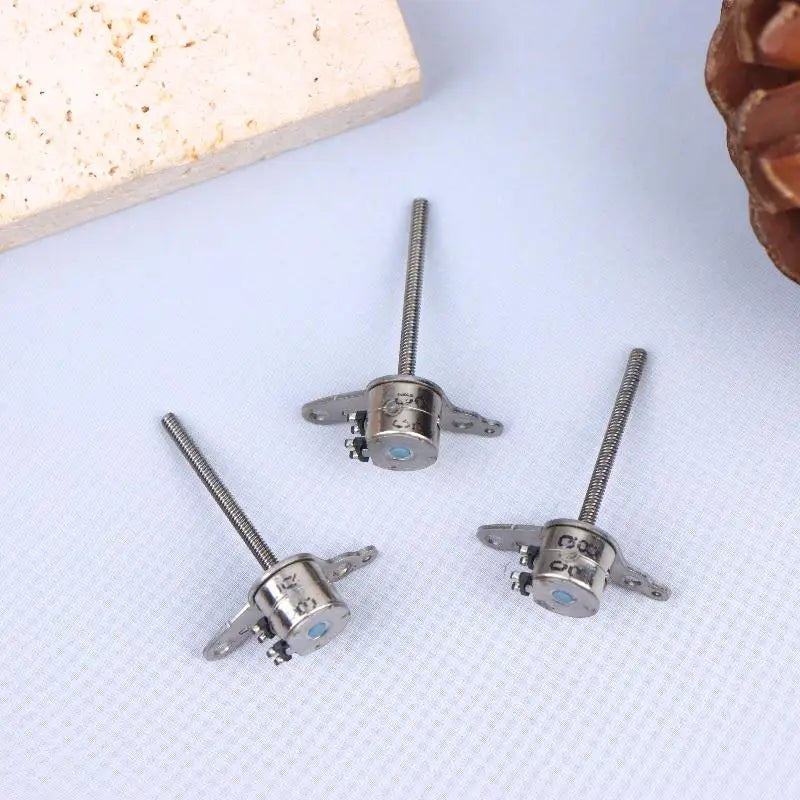 Micro 2 Phase Stepper Motor 6mm 4 Wire Adjustable Long Shaft For Optical Instrument Motorized Adjustment Peaceful Pleasures Health and Wellness