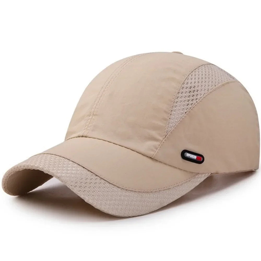 Adjustable Unisex Baseball Cap – Moisture-Wicking Quick-Dry Sun Hat