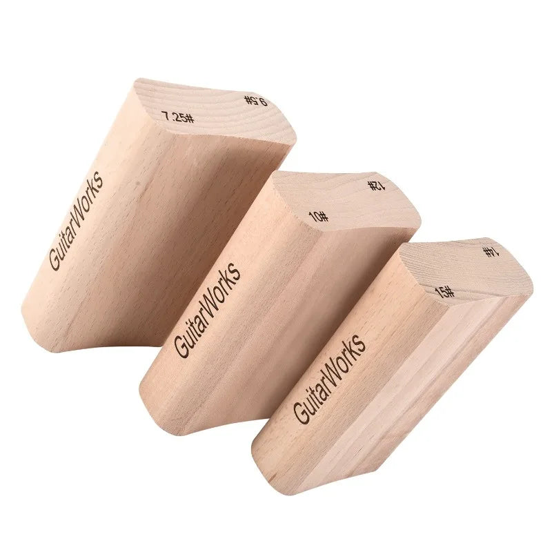 Guitar Dual Purpose Radius Fret Leveling Sanding Block Luthier Tool