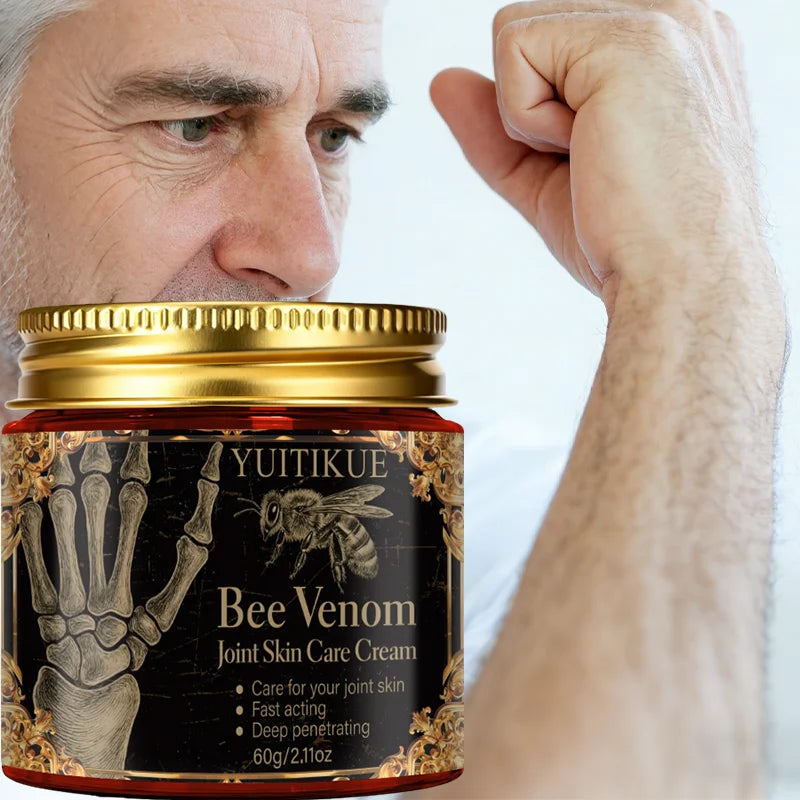 Bee venom joint skin care cream, cares for your joint skin with fast-acting deep penetration, suitable for all skin types Peaceful Pleasures Health and Wellness