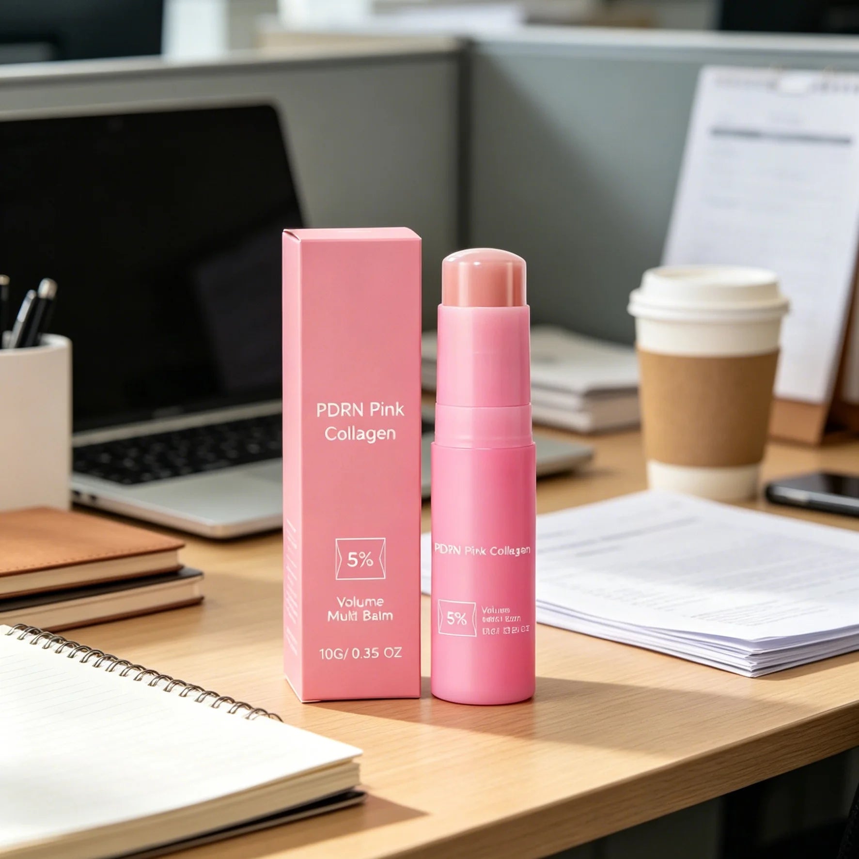 PDRN Pink Collagen Balm Stick – Moisturizing & Firming 10g Collagen Cream Stick Peaceful Pleasures Health and Wellness