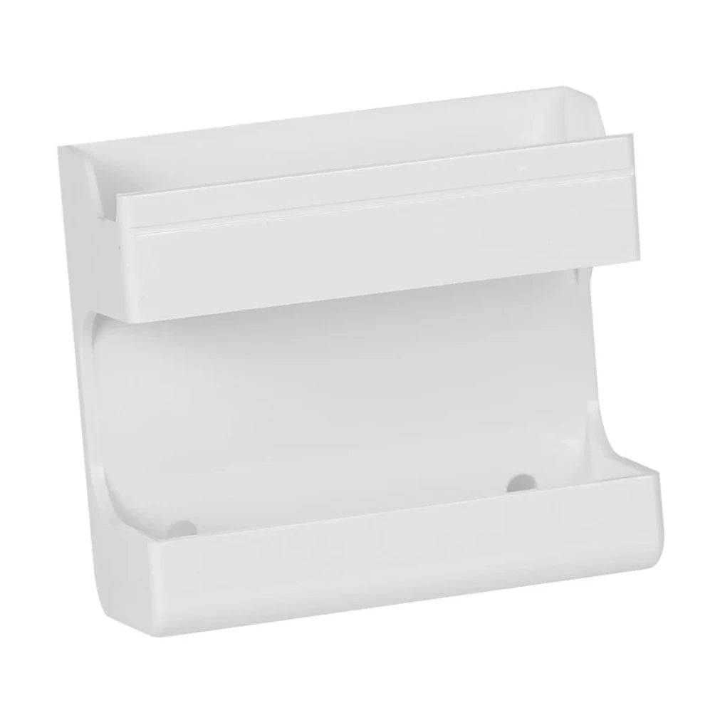 Adhesive Wall-Mount Remote & Phone Holder — No Drilling