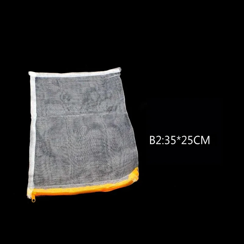 5-Pack Reusable Aquarium Filter Media Bags with Zipper