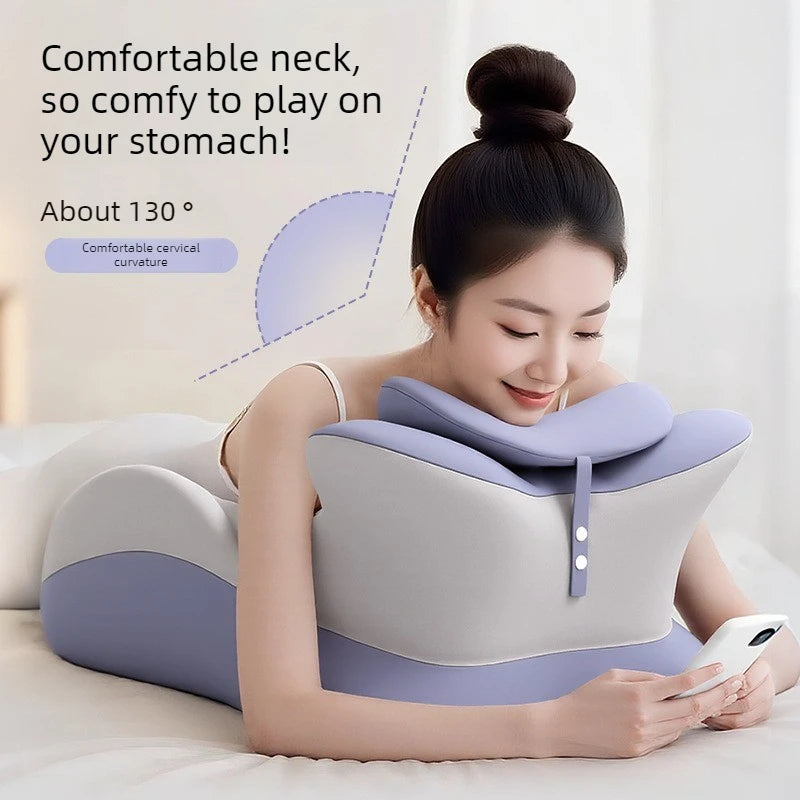 Memory Foam Bed Wedge Pillow Anti Snoring Acid Reflux Relief Neck Back Leg Pain Reading Sleeping Post Surgery Recovery Pillow Peaceful Pleasures Health and Wellness