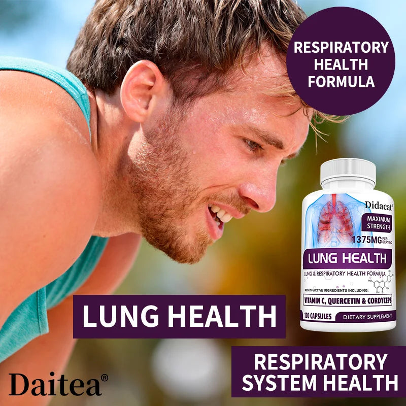 Lung Detox & Cleanse Capsules - Supports Bronchial and Respiratory Health, Promoting Lung Cleansing and Detoxification Peaceful Pleasures Health and Wellness
