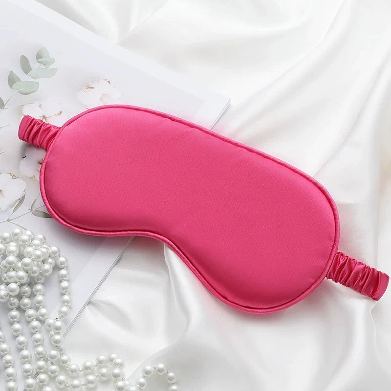 Soft Silk Sleep Mask – 100% Blackout & Zero Eye Pressure