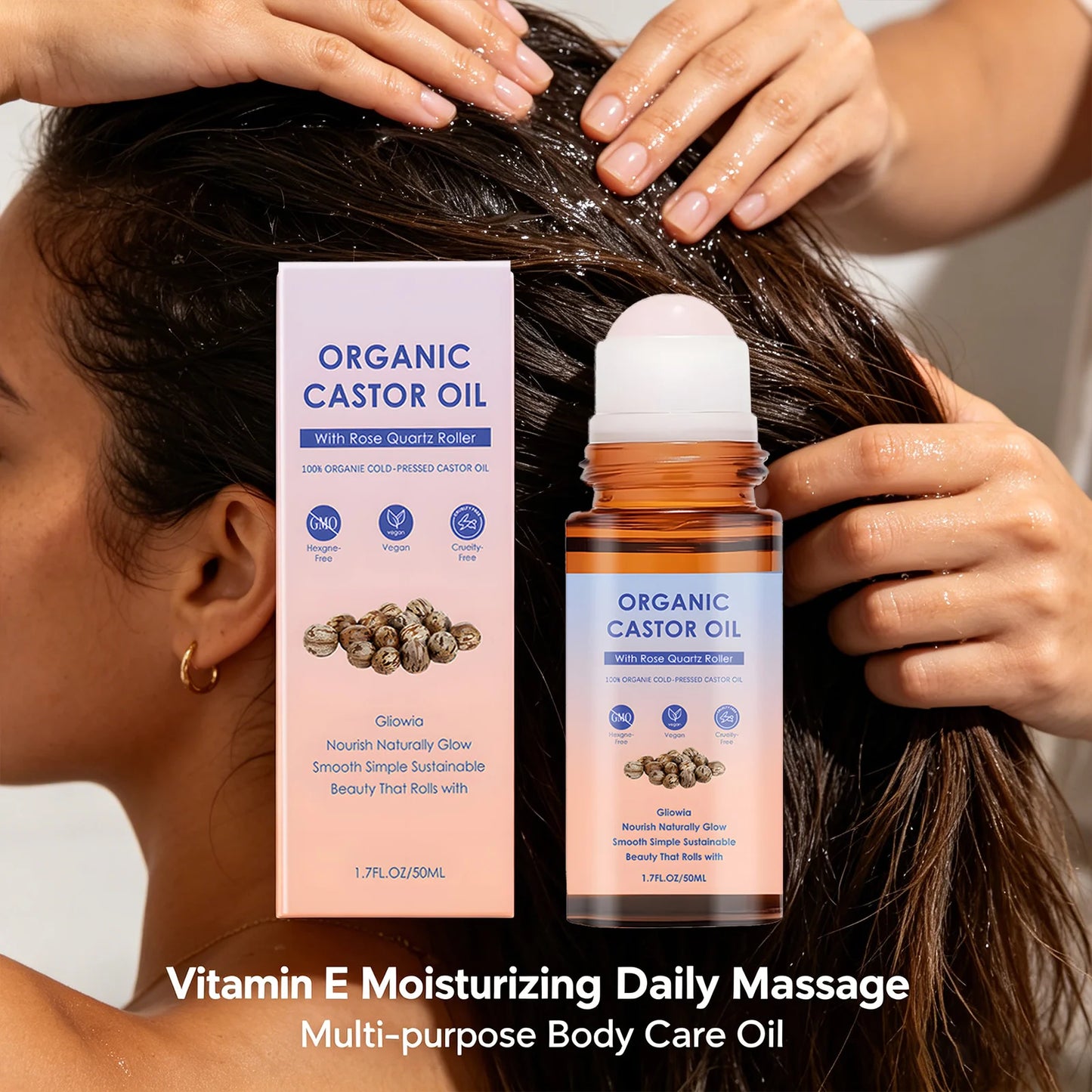 Organic Castor Oil Body Essence – Deep Moisturizing 50ml Body Care Essence Peaceful Pleasures Health and Wellness
