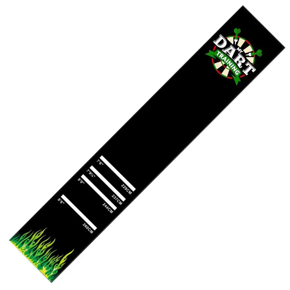 Darts Mat Non-Slip Floor Protector | 4 Throw Distances 300x34cm Dart Board Mat Peaceful Pleasures Health and Wellness 02