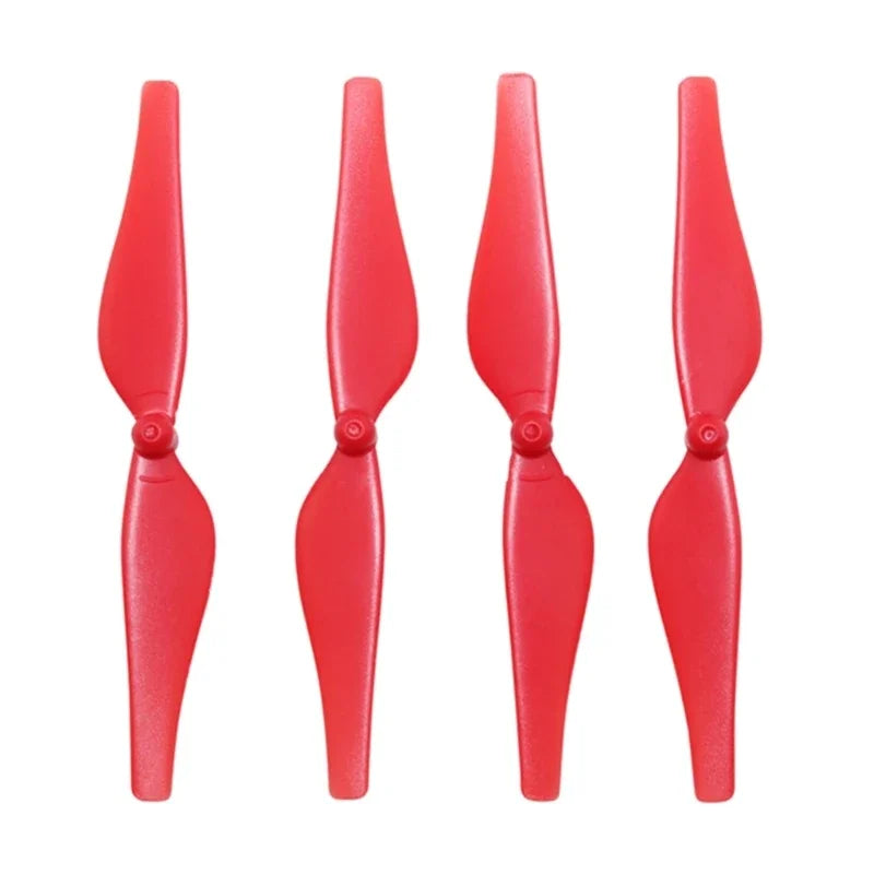 4Pcs/set Noise-reduction Propellers Kit for Tello Drones Spare Accessory Lightweight Props Blade Replacement Propeller Peaceful Pleasures Health and Wellness Red