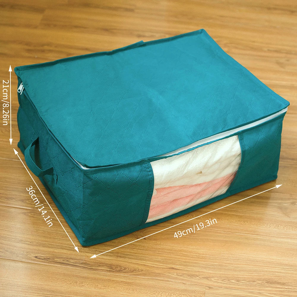 1/2/3PCS Household Storage Bag, Cotton Quilt Organizer, Portable Moving Bag, Thickened And Foldable Clothing Storage Bag Peaceful Pleasures Health and Wellness