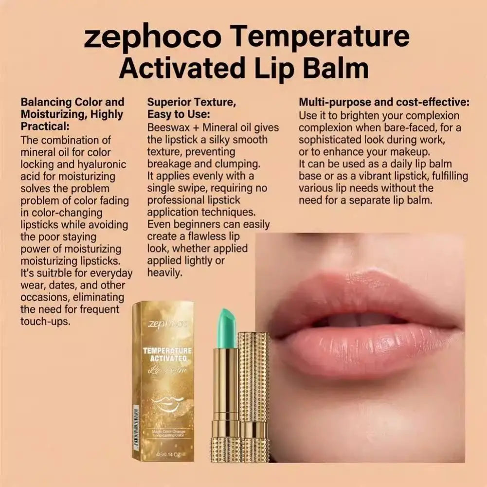 Color Changing Lipstick – Beeswax & Hyaluronic Acid