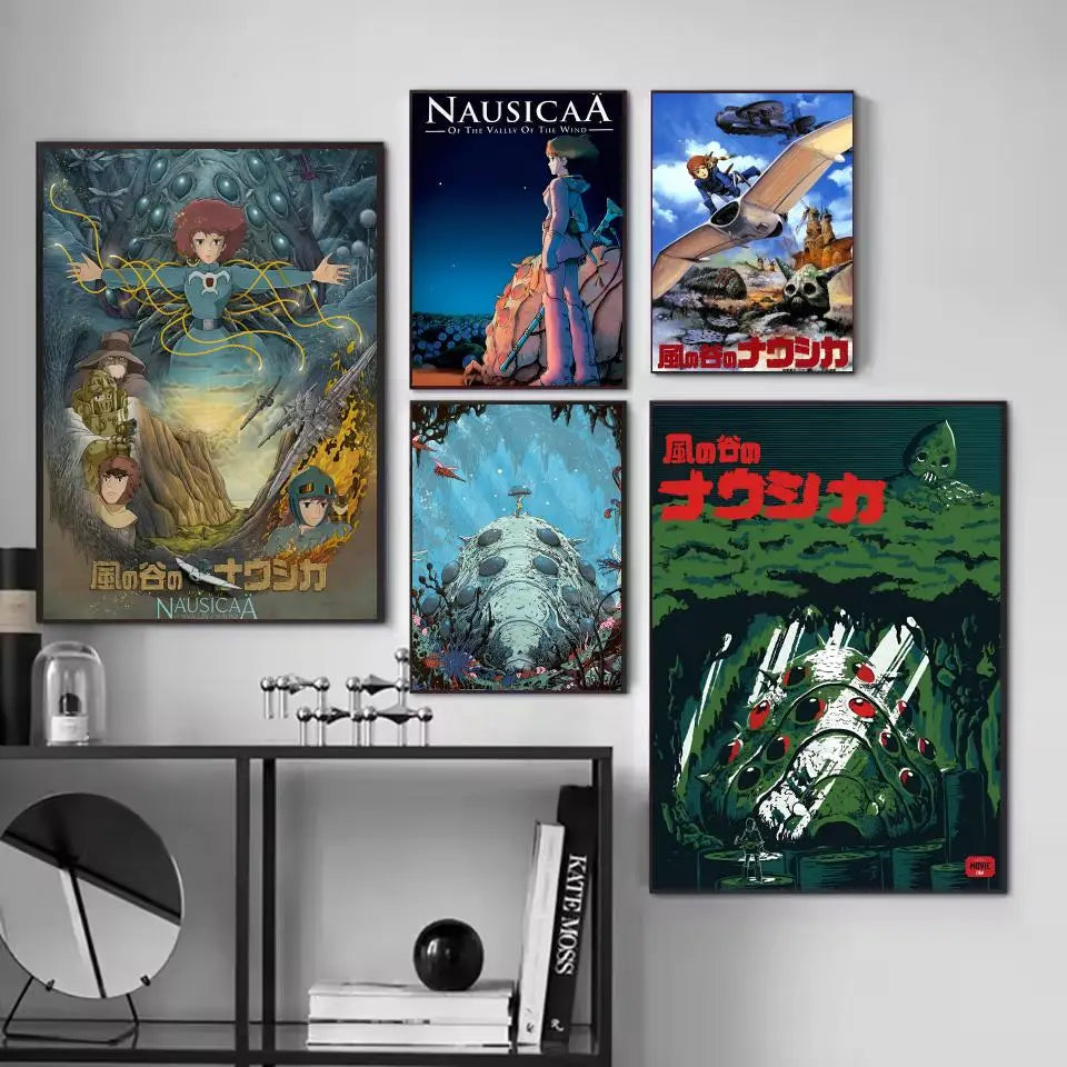 Nausicaä of the Valley of the Wind Anime Canvas Wall Art Poster