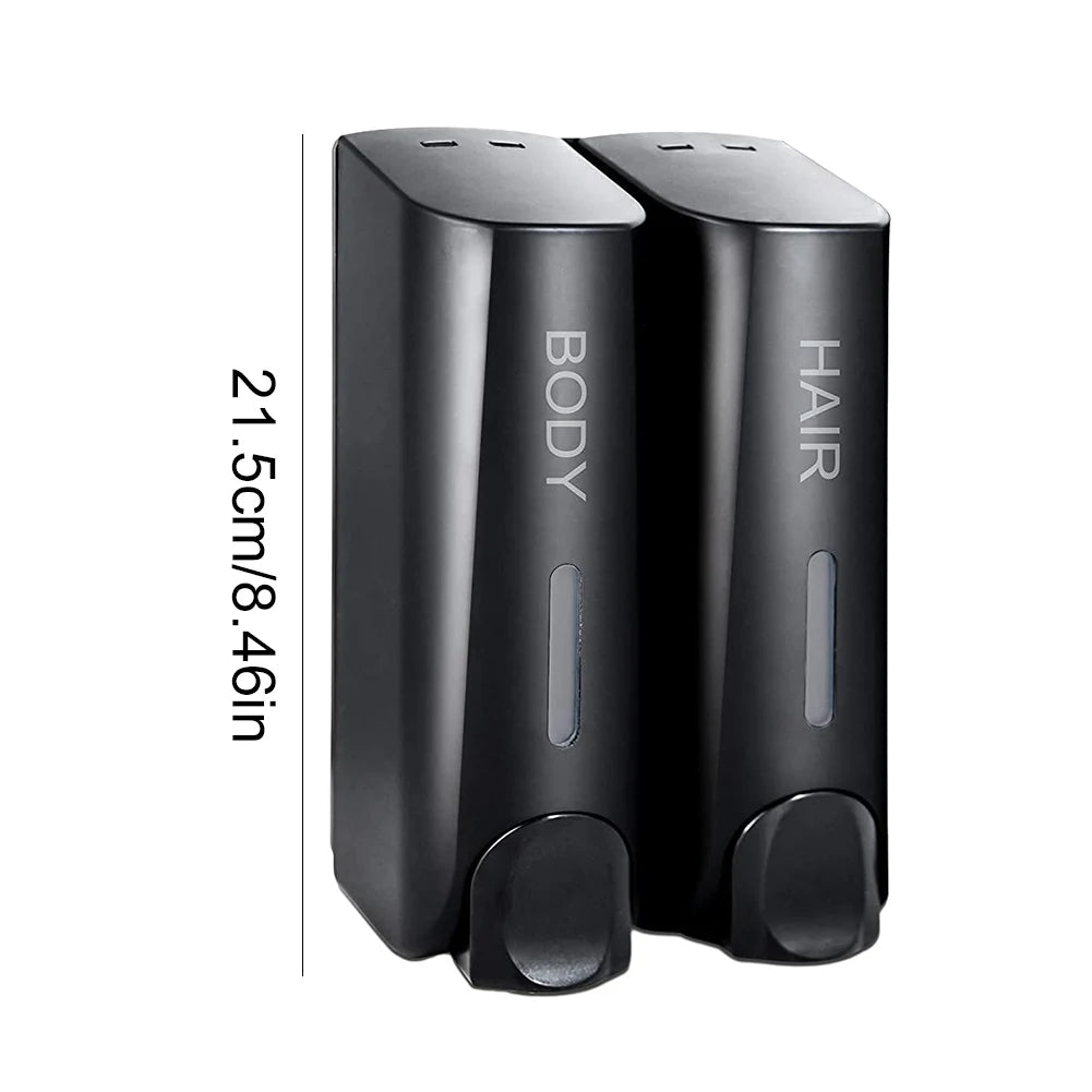 350ml Wall-Mount Soap Dispenser | Shower, Shampoo & Lotion