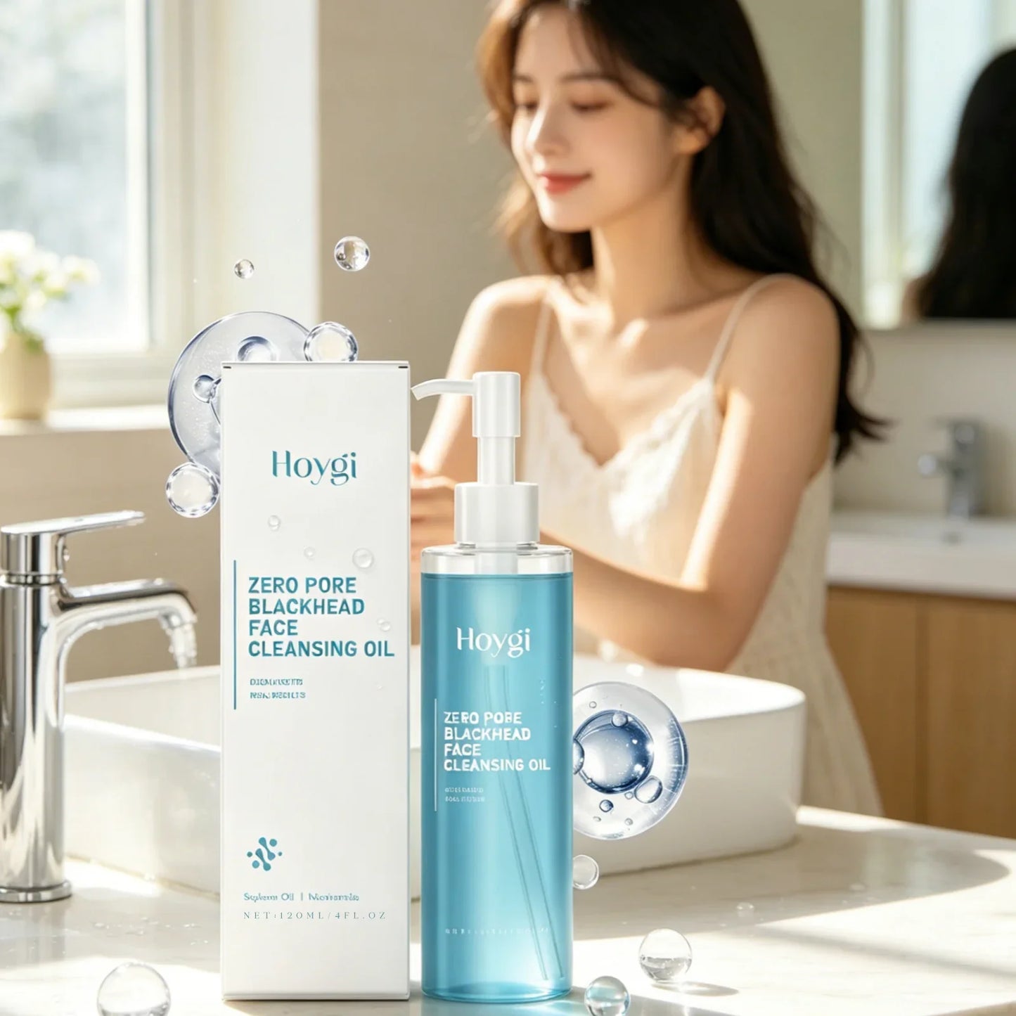 Hoygi Face Cleansing Oil – Makeup Remover & Deep Cleanser 120ml