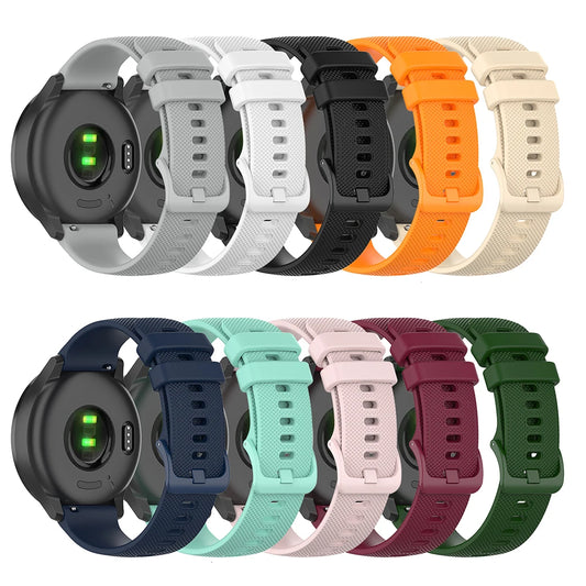 Silicone Watch Band 18/20/22mm – Garmin, Samsung, Amazfit Peaceful Pleasures Health and Wellness
