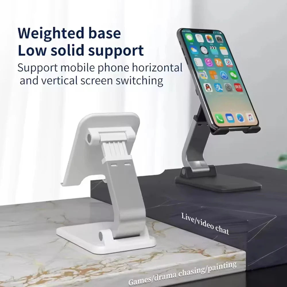 Foldable Phone & Tablet Desk Stand – Universal Holder