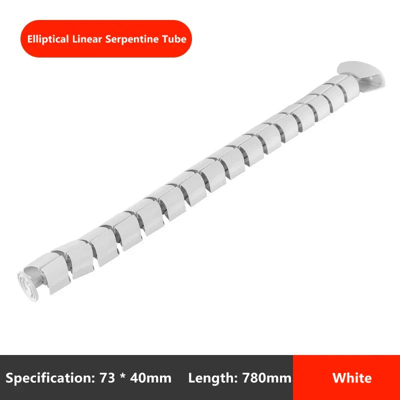 78cm Snake Wire Cable Sleeve – Under Desk Cord Organizer