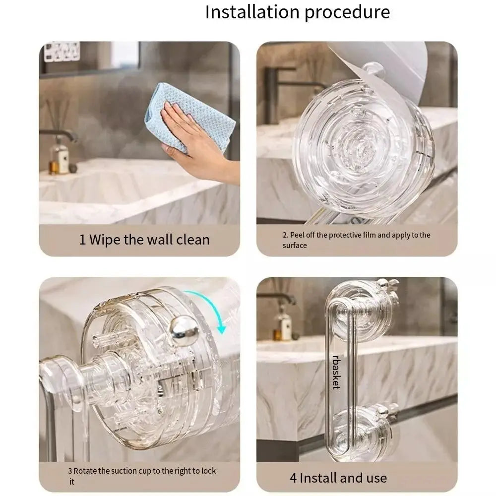 Suction Cup Door Handle – Waterproof, No-Drill Anti-Slip Grip