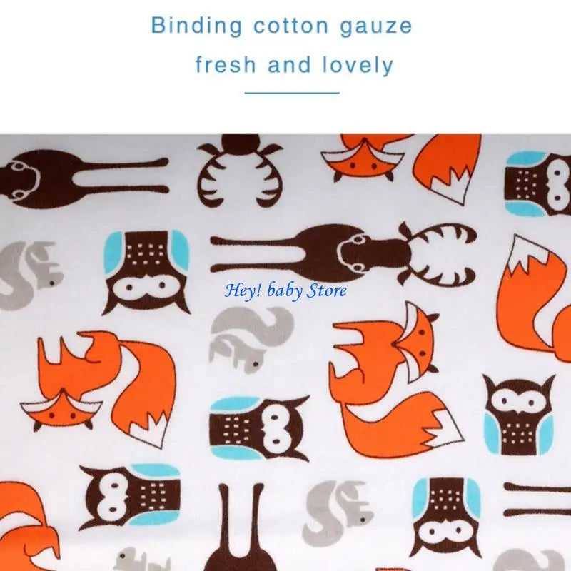 Baby Kids Sweat Absorption Towel | Cartoon Cotton Back Pad