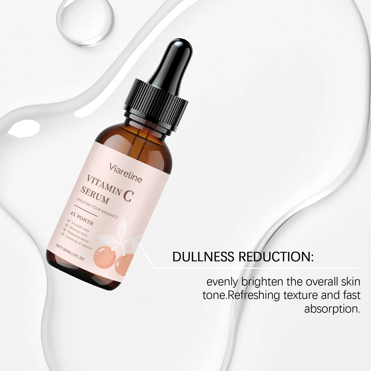 Viareline Vitamin C Brightening Serum | Fade Dark Spots 30ml